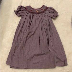 Football Smocked Dress